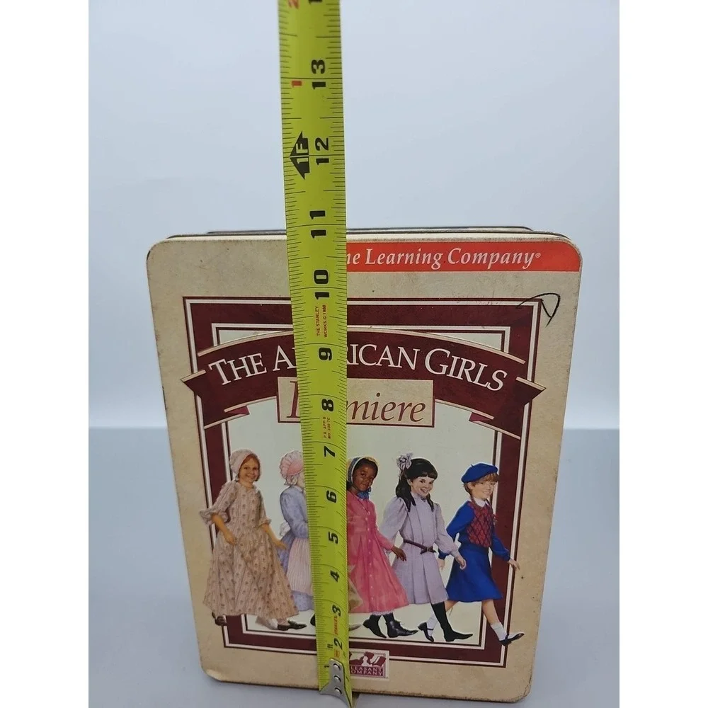 American Girl Doll Metal Tin Box & Book  Premiere Learning Pleasant Company